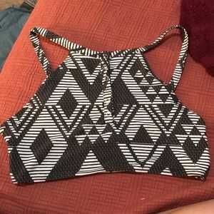 Darling high neck bikini top aerie